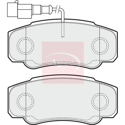 Apec Rear Brake Pad Set PAD1554