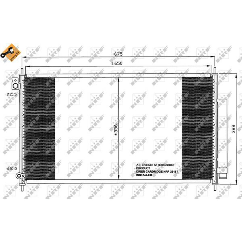 NRF Air Conditioning Condenser 35559