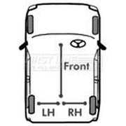 First Line Handbrake Cable Left Rear FKB1601