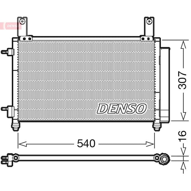 Denso Air Conditioning Condenser DCN15004