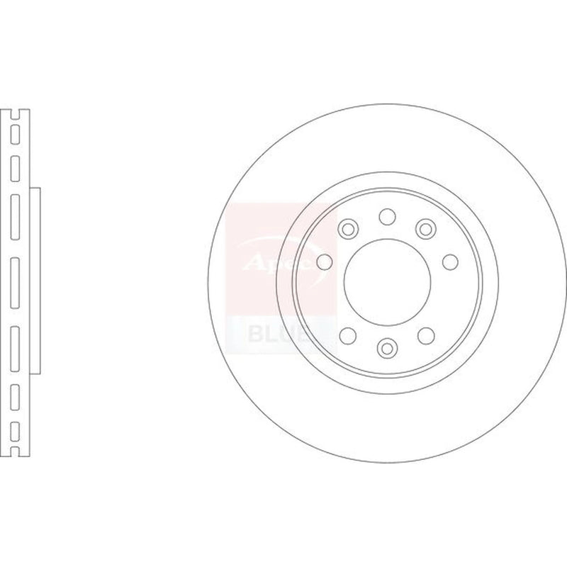 Apec 2 x Rear Brake Discs SDK6981