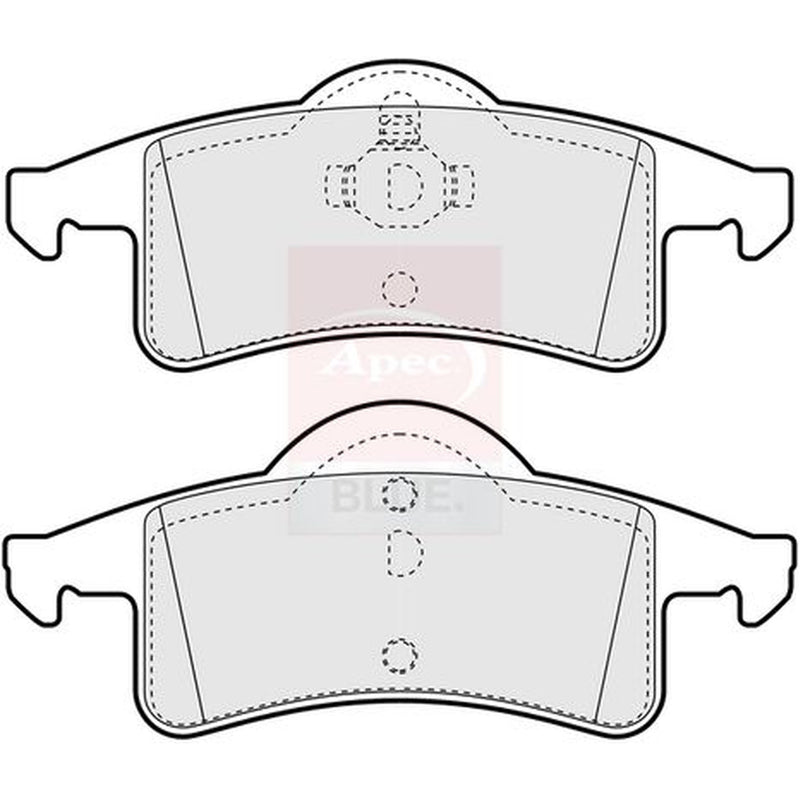 Apec Rear Brake Pad Set PD3531