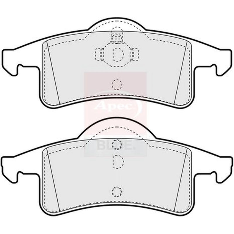 Apec Rear Brake Pad Set PD3531