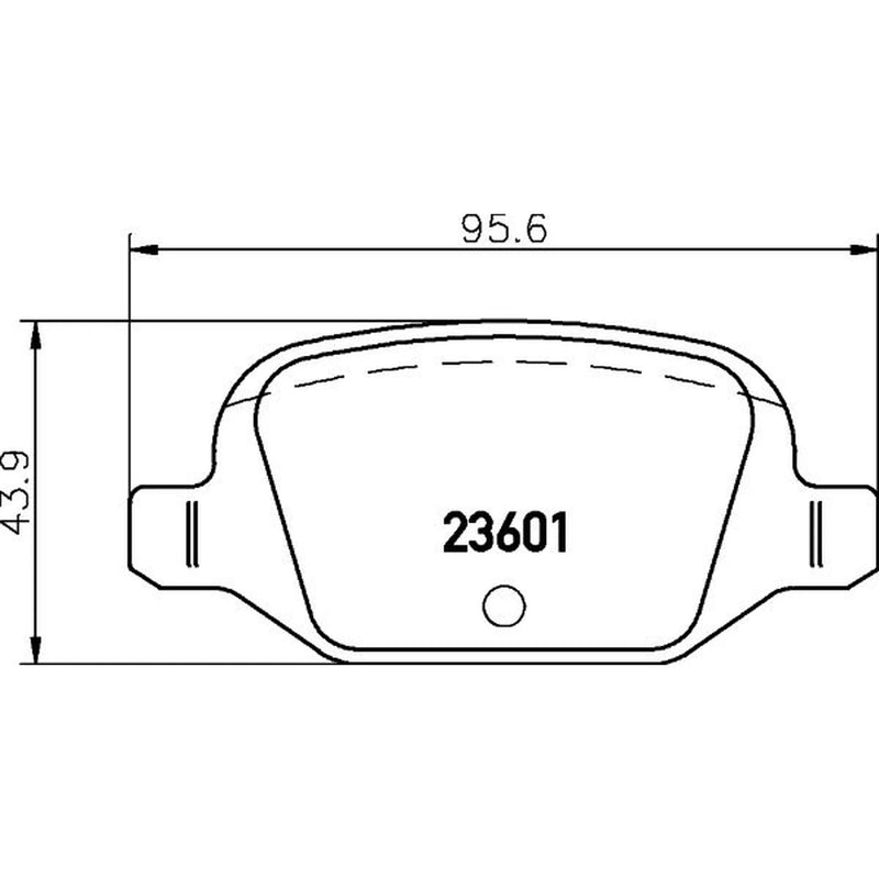 Mintex Rear Brake Pad Set MDB2042