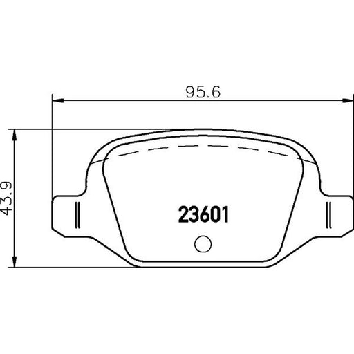 Mintex Rear Brake Pad Set MDB2042