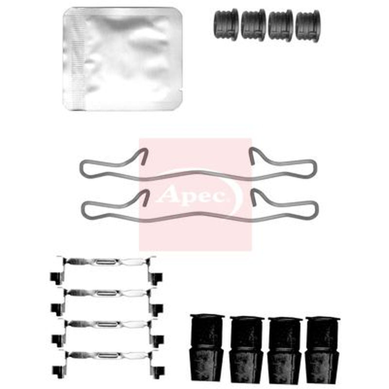 Apec Brake Pad Accessory Fitting Kit Rear KIT1629