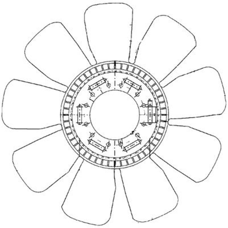 Mahle Radiator Cooling Fan Blade CFW 83 000P