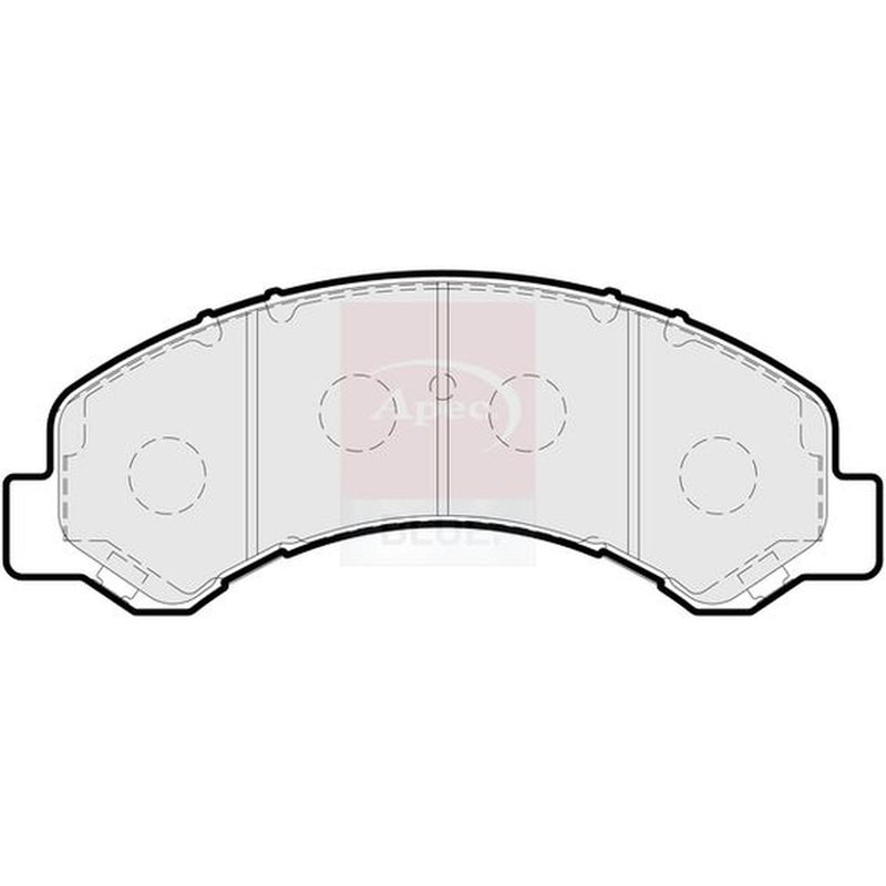 Apec Brake Pad Set PD3902