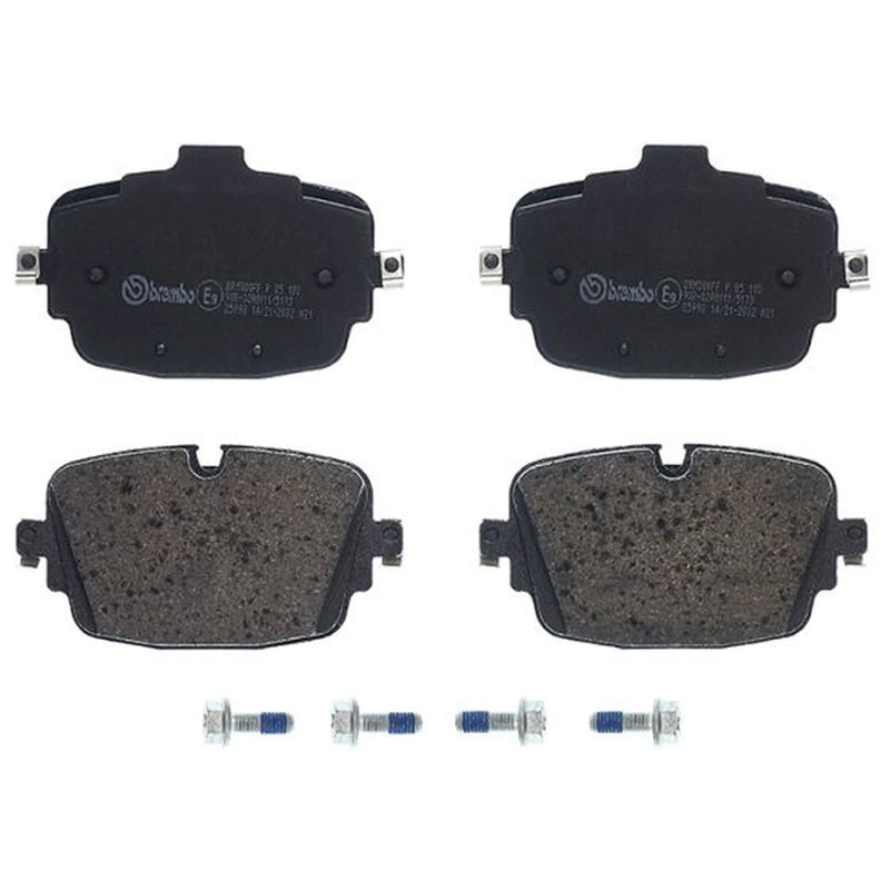 Brembo 4 x Rear Brake Pad Set P85180