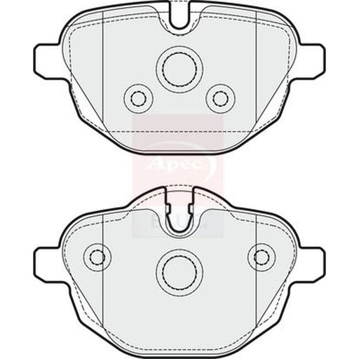 Apec Rear Brake Pad Set PD3346