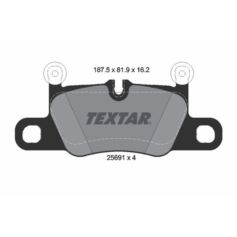 Textar Rear Brake Pad Set 2569101