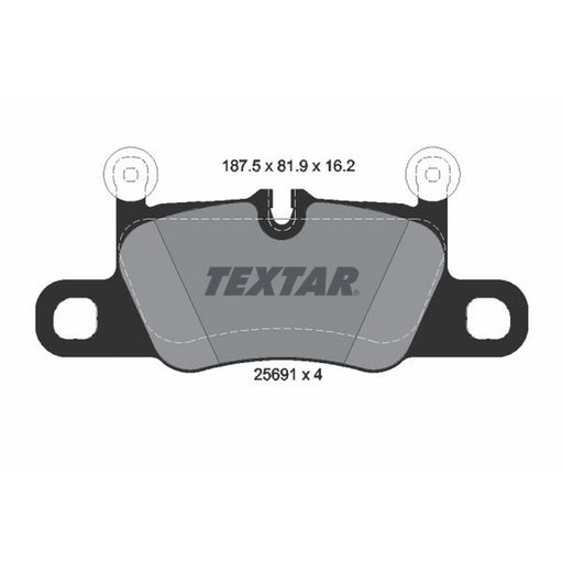 Textar Rear Brake Pad Set 2569101