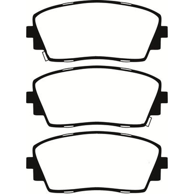 Abtex Front Brake Pad Set PLU2215