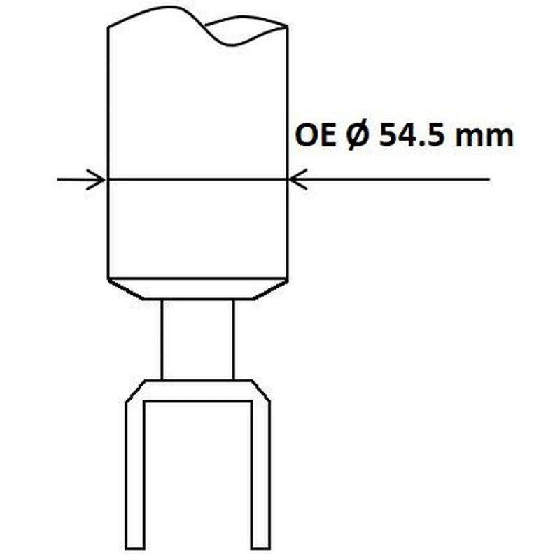 KYB Shock Absorber Damper Strut Front 341301