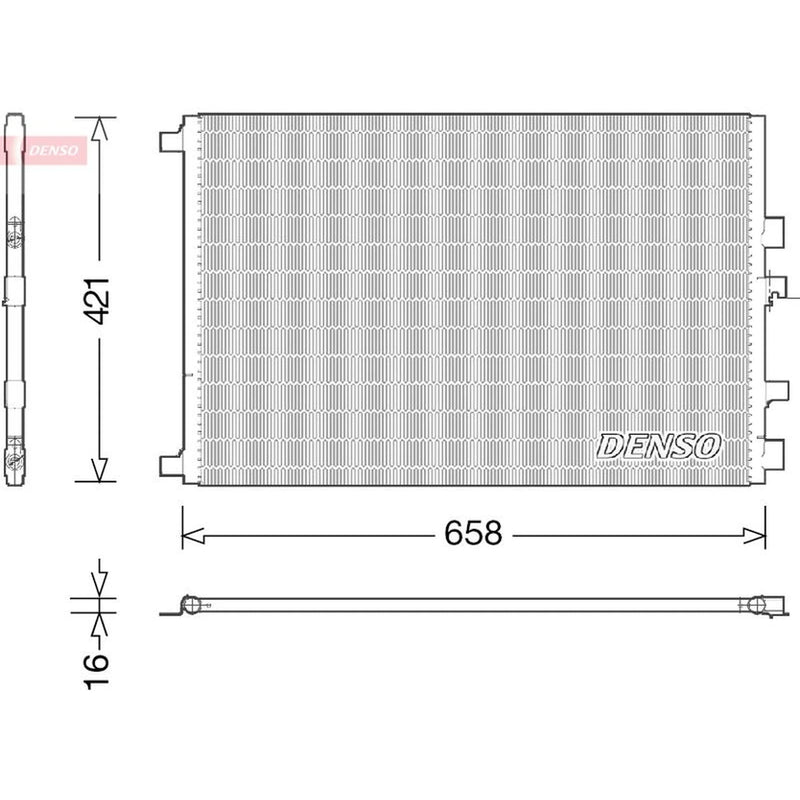 Denso Air Conditioning Condenser DCN23033