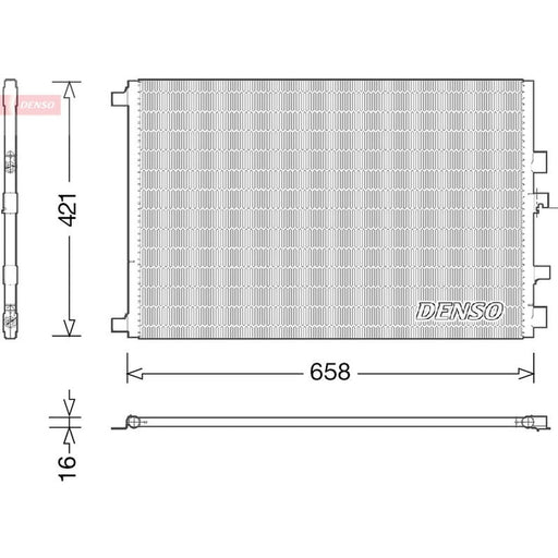 Denso Air Conditioning Condenser DCN23033