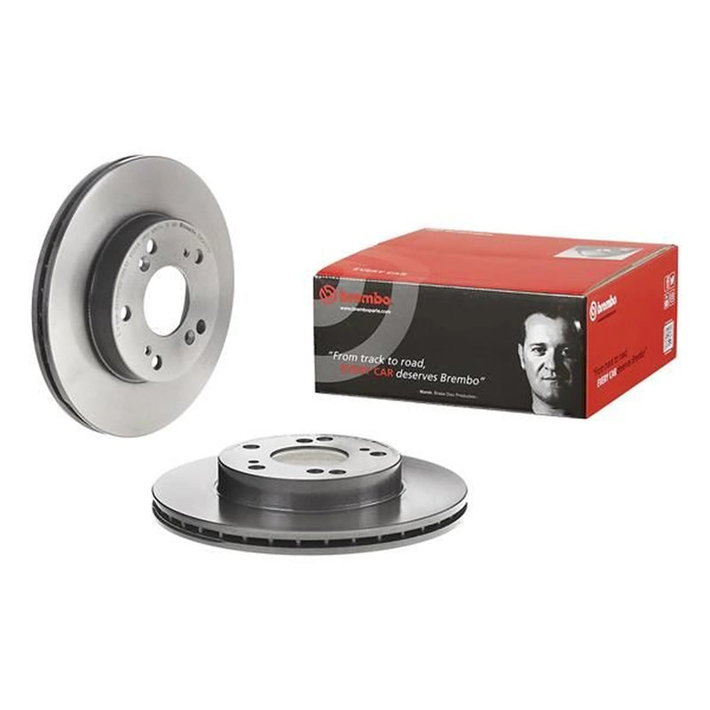 Brembo 2 x Internally Vented Front Brake Discs 09.5457.31