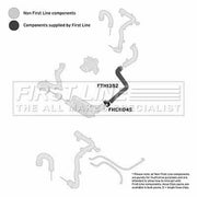 First Line Intercooler Turbo Charge Air Hose FTH1382