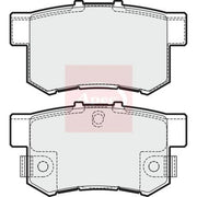 Apec Rear Brake Pad Set PAD1829