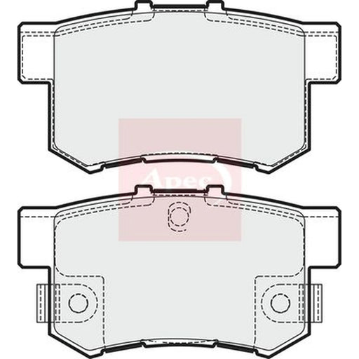 Apec Rear Brake Pad Set PAD1829