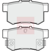 Apec Rear Brake Pad Set PAD1829
