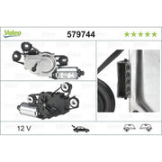 Valeo Front/Rear Wiper Motor Rear 579744