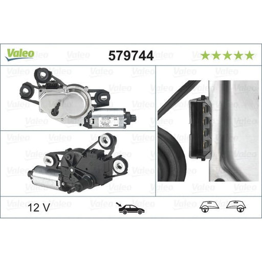Valeo Front/Rear Wiper Motor Rear 579744