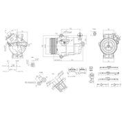 Hella Air Conditioning Compressor 8FK 366 200-701