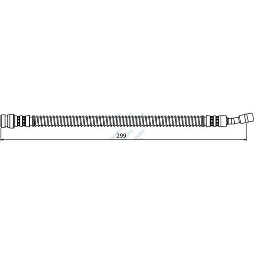 Apec Brake Hydraulic Hose Line Front BHO4210