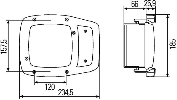 Hella 1SA 996 120-327 Headlight