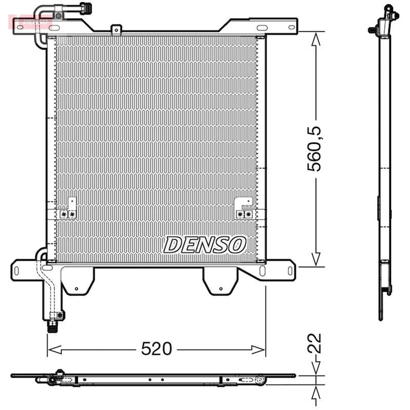 Denso Air Conditioning Condenser DCN99074