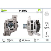 Valeo Car Alternator 12V 443199