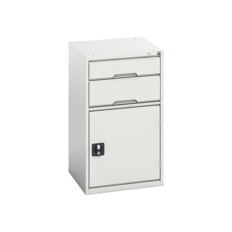 Bott Verso 2 Drawer + Cupboard 900 x Light Grey 525-1050mm