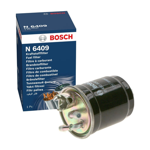 Genuine Bosch Car Fuel Filter N6409 Fits Vw Caddy Sdi - 1.9 - 95-04 0450906409 Bosch  - Town Parts