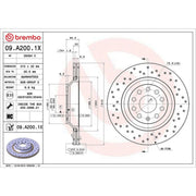 Brembo Xtra 2 x / Rear Brake Discs 09.A200.1X