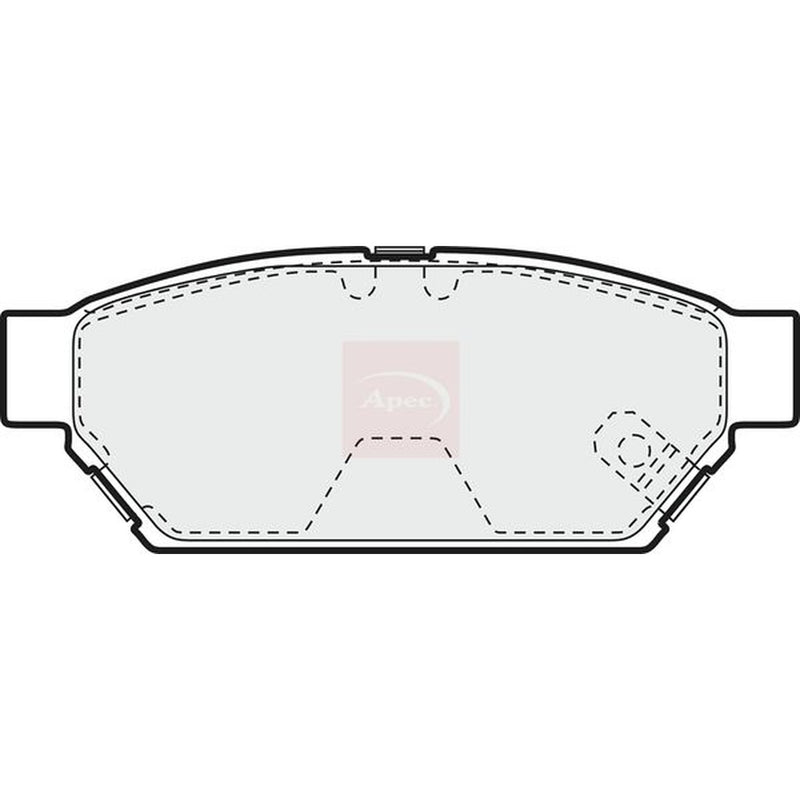 Apec Rear Brake Pad Set PAD894