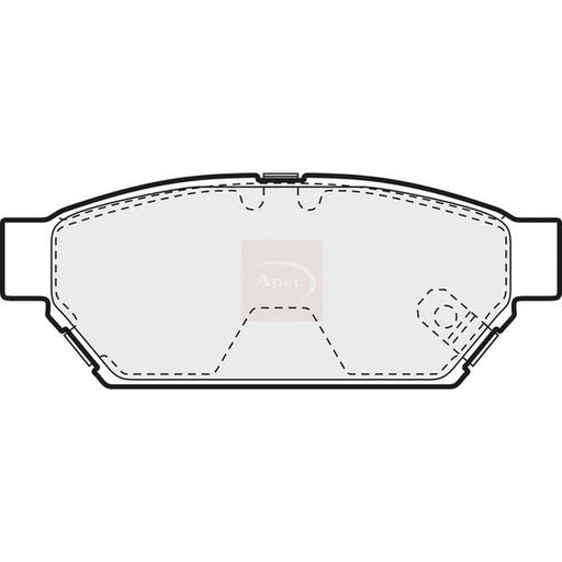 Apec Rear Brake Pad Set PAD894
