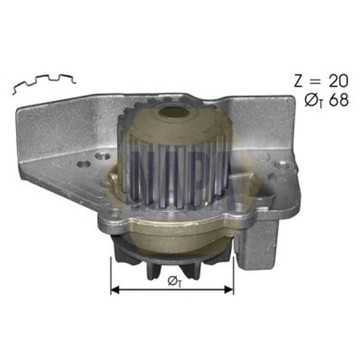 NAPA Engine Cooling Water Pump NWP1546