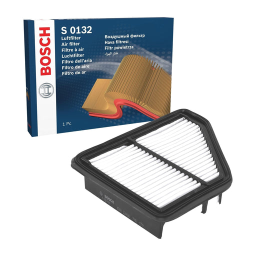 Genuine Bosch Car Air Filter S0132 Fits Honda Civic Ivtec - 1.4 - 08-11 F0264001 Bosch  - Town Parts