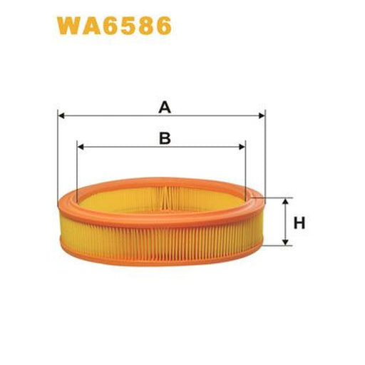 WIX Engine Air Filter WA6586