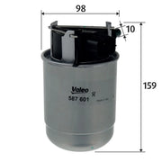 Valeo Fuel Filter Element 587601
