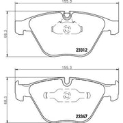 Mintex Front Brake Pad Set MDB2418