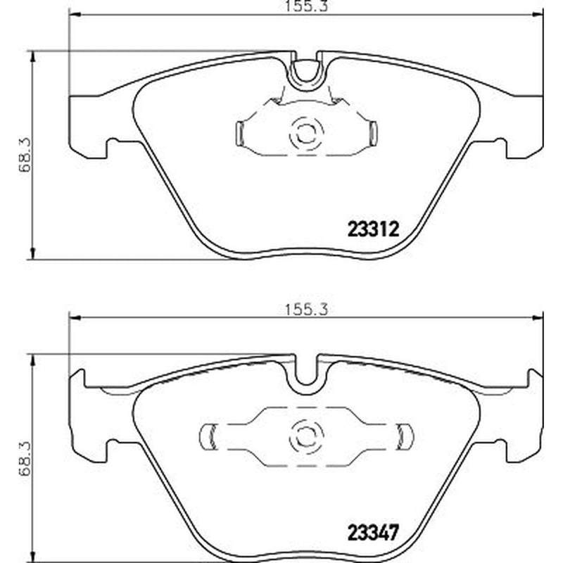 Mintex Front Brake Pad Set MDB2418