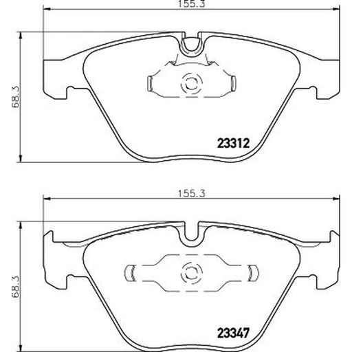 Mintex Front Brake Pad Set MDB2418