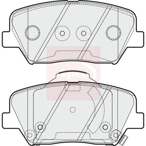 Apec Front Brake Pad Set PAD1979