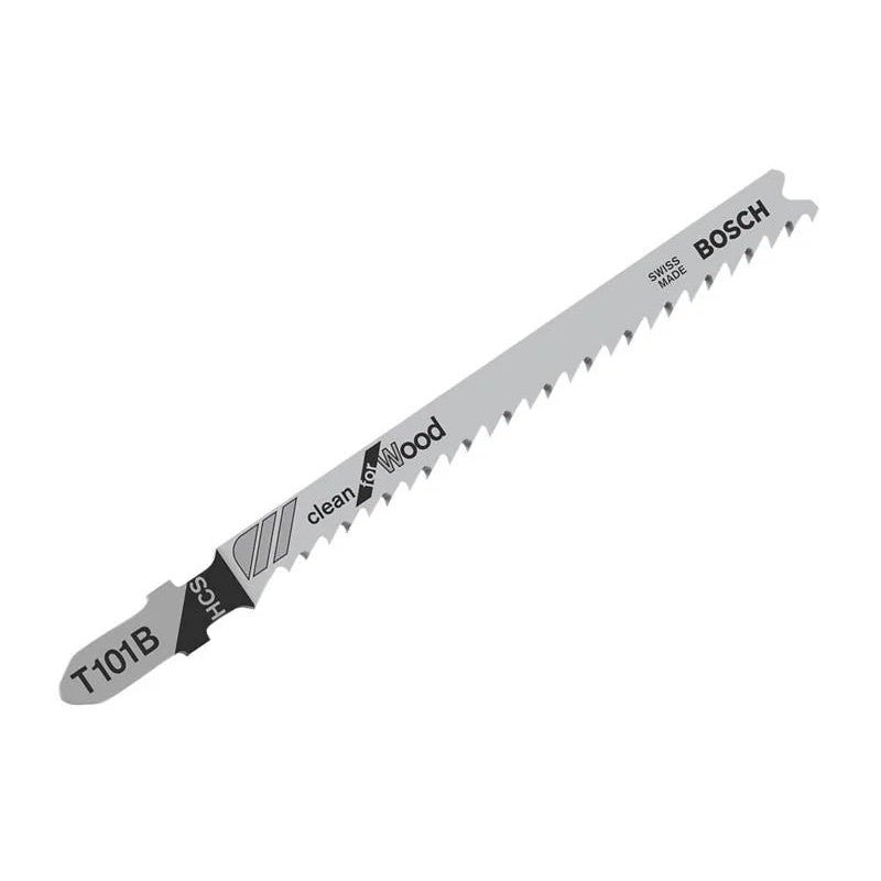 Bosch Powertool Accessories T 101 B Clean for Wood Jigsaw Blade 100mm Pack of 5