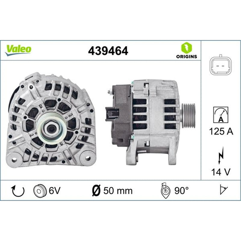 Valeo Car Alternator 12V 439464