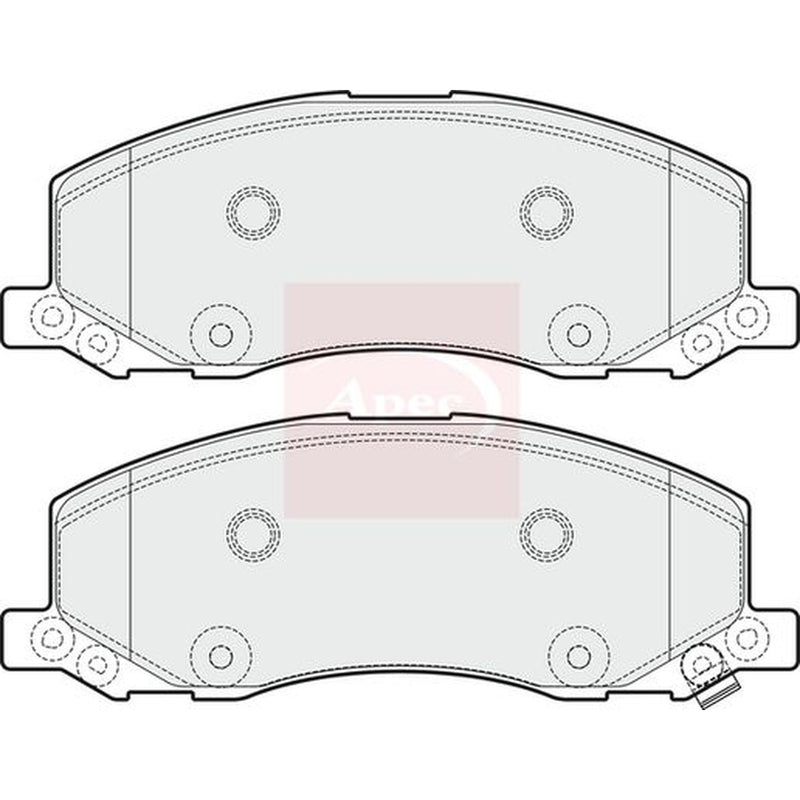 Apec Front Brake Pad Set PAD1696
