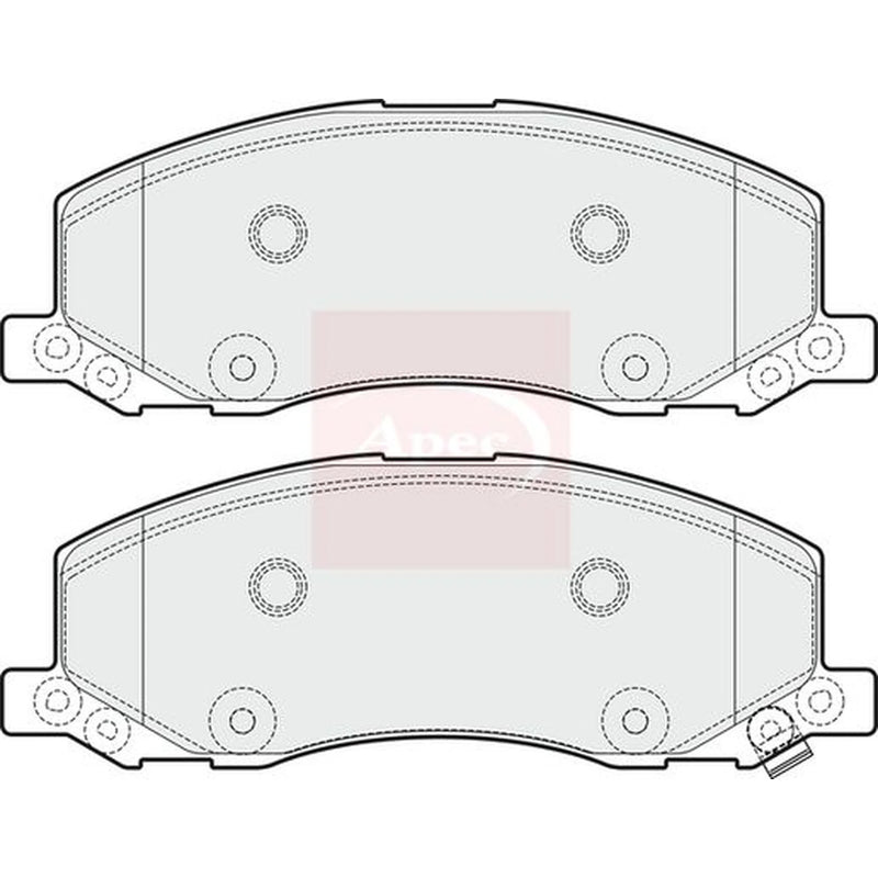 Apec Front Brake Pad Set PAD1696