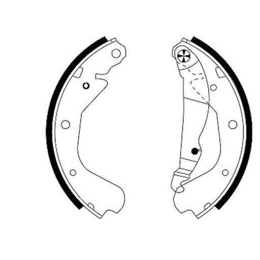 Mintex Brake Shoe Set Axle Kit MFR182